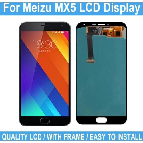 5.5" For Meizu MX5 LCD Display Touch Screen No Frame For Meizu MX5 Digitizer Screen Assembly Repair Parts Replacement With Tool