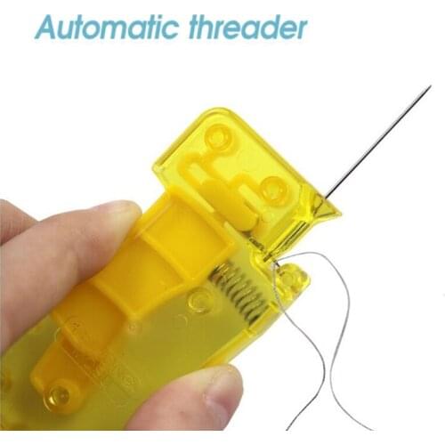 1pc Automatic Needle Threader Hand Sewing Needle Threader Stitch Insertion Sewing DIY Tool Accessories