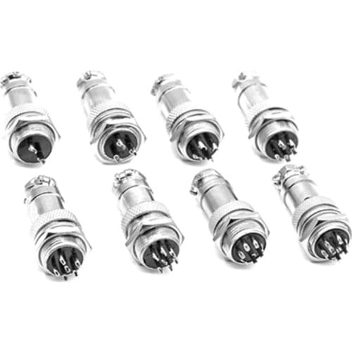 1pcs GX16 2P 3P 4P 5P 6P 7P 8P 9P Male Female Wire Panel Connector plug Circular Aviation Connector Socket Plug