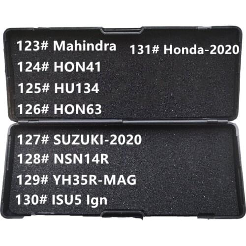 123-131# 2020 new 2in1 Lishi Tool HU134 HON63 HON41 YH35R-MAG NSN14R ISU5 Ign for Mahindra suzuki 2020 SUZUKI-2020 Honda-2020