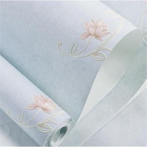 Beibehang papel de parede 3d pastoral small floral non-woven wallpaper bedroom living room childrens room wall paper