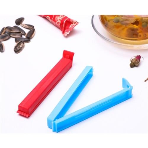 5Pcs Portable Food Snack Sealer Bag Clips Colorful Eco friendly packaging Plastic Tools Kitchen Storage Organizaton Accessories