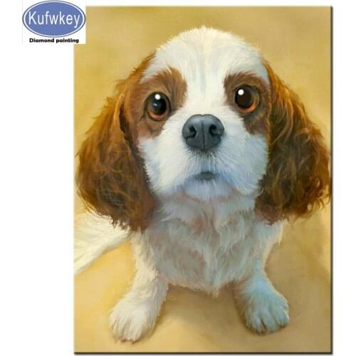 5d diy diamond embroidery dog diamond painting jack russel picture mosaic picture rhinestone animal full square diy Handmade