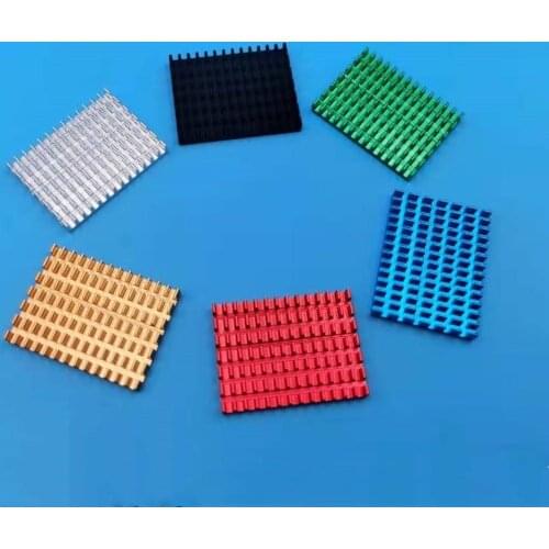 2pcs 30*40*5MM Aluminum profile heat sink chip IC CPU Router memory PCB board Electronic cooler Cutting slot 40*5*30MM Heatsink