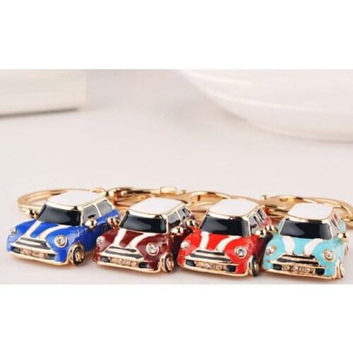 High Quality Car Alloy Keychain Keyring Pendant Car Model Key Chain Ring Holder For Mini Cooper S JCW One Countryman Accessories