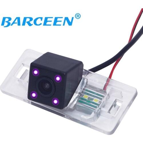 Free Shipping HD car rear camera SONY CCD For AUDI A4L A5 TT parking assist lincense plate light camera night vision