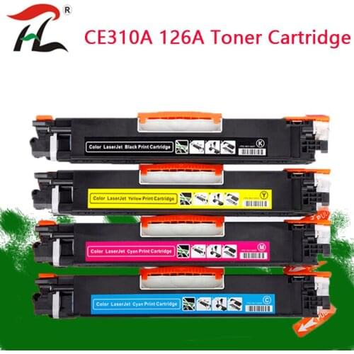 CE310 CE310A -313A 126A 126 Compatible Color Toner Cartridge For HP LaserJet Pro CP1025 M275 100 Color MFP M175a M175nw Printer
