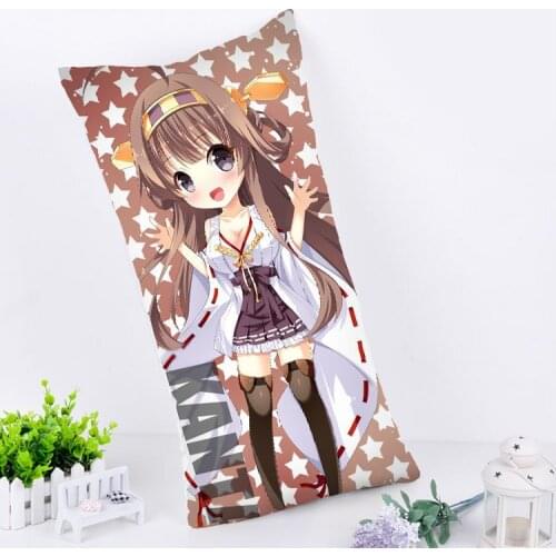 Hobby Express Rectangle Anime Pillow Cushion Case Dakimakura Kantai Collection Cute Chibi Senkan RPC66