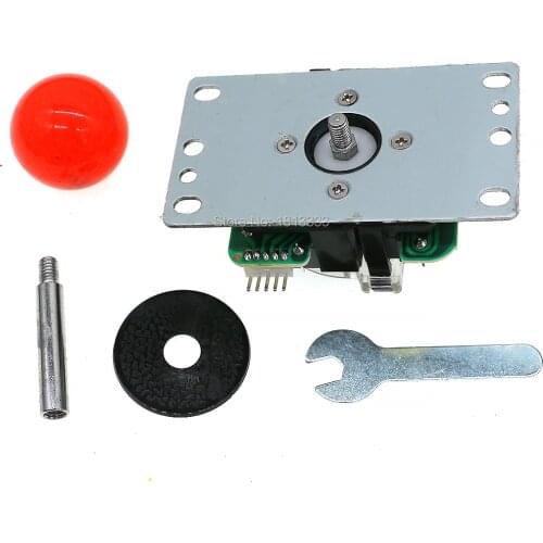 Copy Sanwa JLFD-TP-8YT Detachable Joystick 4 To 8 Way 5Pin Stick For Pportable GameMachine Mini USB Console