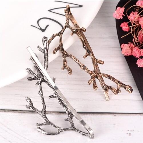 Korea Hair Accessories Branch Antlers Alloy Hairpin Clip Personalized Fashion Princess Wedding Hair Accessories Bridal