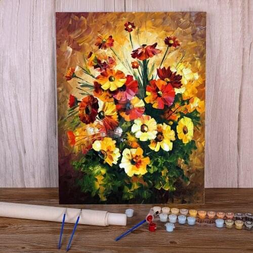 Songs My Heart DIY Paint By Numbers Complete Kit Acrylic Paints 40*50 Oil Painting Home Decoration For Handicraft