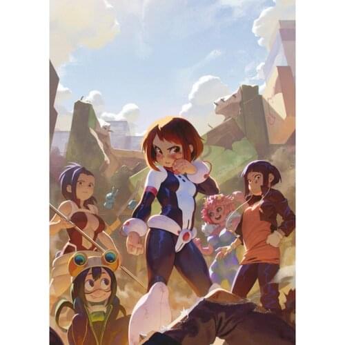 My Hero Academia Cross Stitch 11CT Embroidery Kits Needlework Craft Set Printed Canvas Cotton Thread Home Decoration New Design