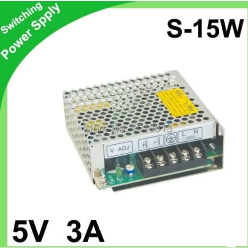 Small volume single output switching power supply 5v for LED Strip Light 15w 3A