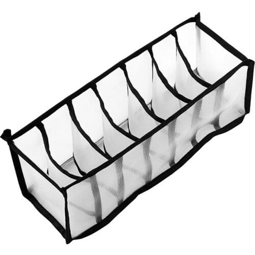 New foldable underwear storage box mesh isolation socks bag dust-proof and moisture-proof sub-storage bag organizer