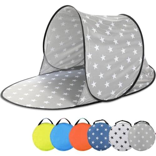 Camping Sun Shelters Camping Tent Beach Tent UV Protection Waterproof Polyester Sea Pop Up Tent Portable Travel Summer Water