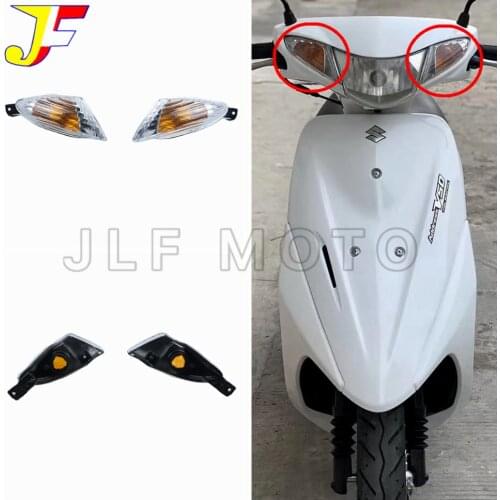 Suitable for Suzuki Pedal Motorcycle Parts Address V50 Front Indicator Light Front Light Left and Right Turn Signal Assembly