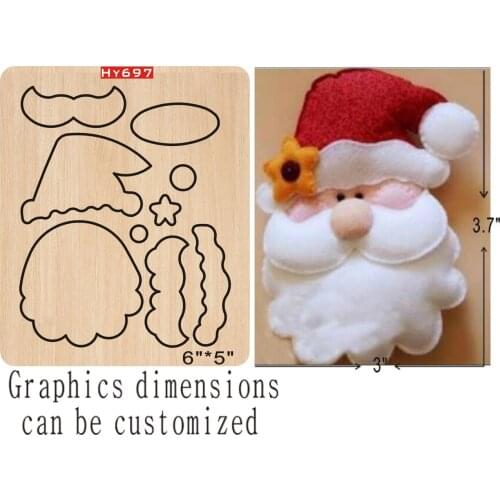 Santa Claus cutting dies 2019 new die cut &wooden dies Suitable for common die cutting machines on the market