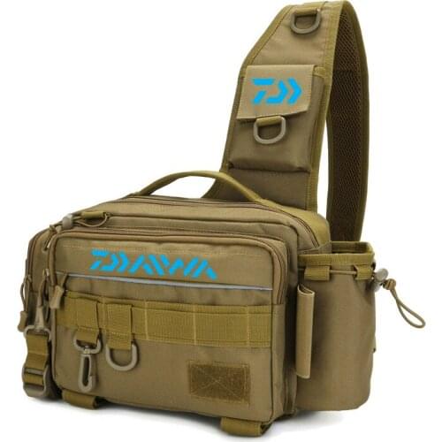 Daiwa Fishing Backpack Climbing Bags Outdoor Military Shoulder Backpack Rucksacks Bag for Sport Camping Fishing Bag Molle Army