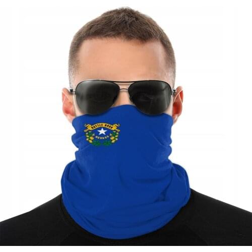 Nevadan Flag America USA Scarf Neck Face Mask Men Women Fashion Neck Warmer Neck Bandanas Versatility Headband Cycling Hiking