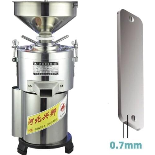 1.1kw 220V commercial use peanut butter machine seasum butter maker Nuts butter making machine Sauce paste grinder