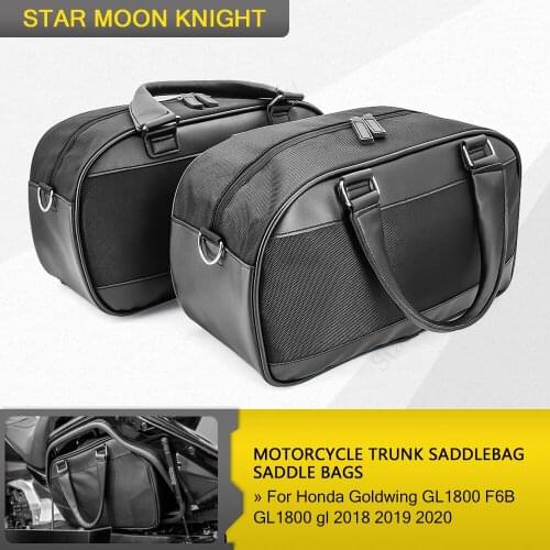 Motorcycle Trunk Saddlebag Saddle bags Liner Set For Honda Goldwing GL1800 F6B GL 1800 2018 2019 2020