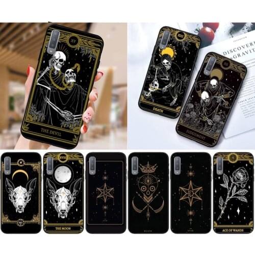 Zororong Tarot Egyptien de Dusserre Art Customer Phone Case For Samsung Galaxy S10 20 Note10 20 A30 50 70 71 Plus Ultra