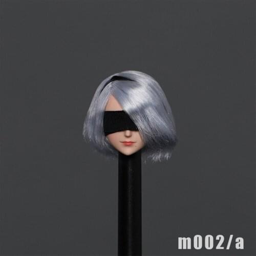 1/6 M002 Girl Beauty Female Beauty Asian Pure Anime Sweet Head Sculpture For 12" Female Action Figures Body Accessories Toys