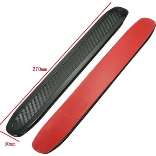 2Pcs Bumper Guard Strip Kit Accessories Body Protector Anti-rub Rubber
