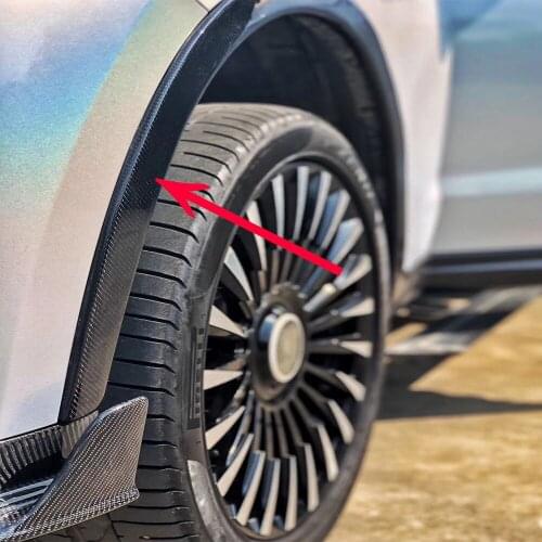 4pcs/set Carbon Fiber Side Wheel Arch Fender Guard Protector Flares for Levante SUV 2017 UP