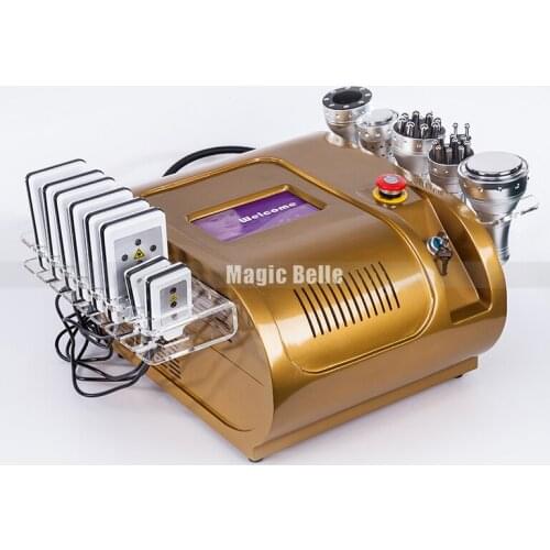 6 In 1 40k RF Cavitation Rf Vacuum Skin Rejuvenation and Lifting Fat Removed Beauty Machine