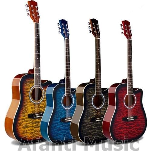 Afanti Music 41 inch Acoustic guitar (WY-001)