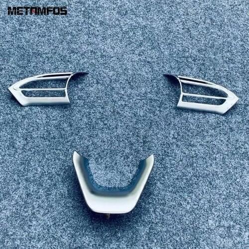 For Toyota Yaris Cross hybrid 2020 2021 Matte Steering Wheel Cover Molding Trim Decoration Sticker Inner Accessories Car Styling