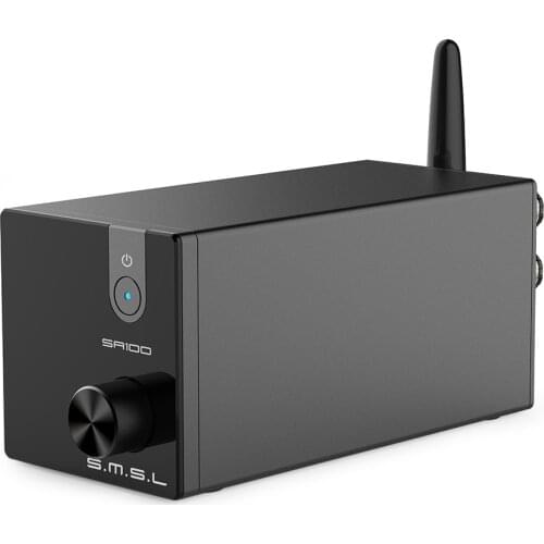 S.M.S.L SA100 Bluetooth 5.0 Audio Amplifier 50W+50W TPA3116D2 Digital Power Amplifier RCA Digital Hi-Fi Audio Stereo Amplifier