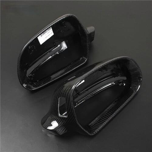 For Audi A4 B8 A3 A5 A6 A8 S5 S3 S4 RS5 Q3 2008 - UP Rear View Side Mirror Carbon Fiber Replacement / Add on Style