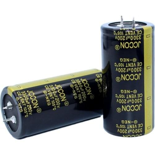 JCCON Thick-foot Electrolytic Capacitor 200v3300uf Volume 35x70 Inverter Power
