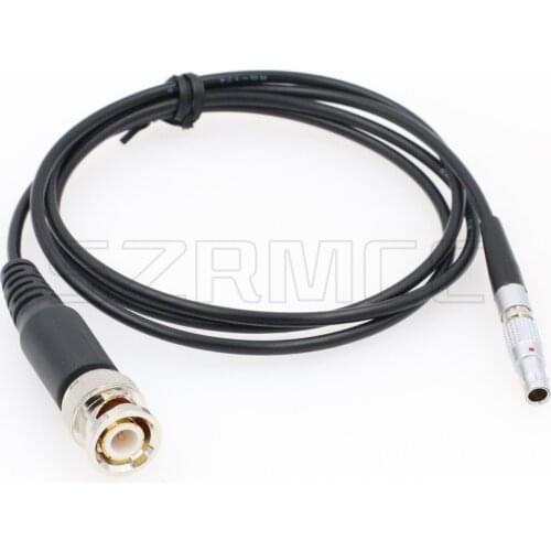 BNC Male to 00B 4 Pin Male SYNC Time Code Input Cable for Red Epic Scarlet DSMC2 Camera