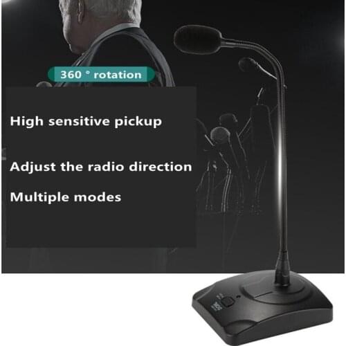 Gooseneck Microphone Net Red Home Radio Desktop Computer Wired Microphone Video Conference Professional Game Network Lecture