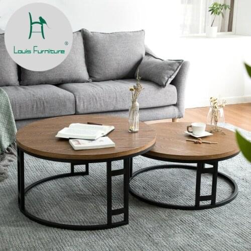 Louis Fashion Coffee Table Modern Minimalist Creative Designer Furniture Small Apartment Function, Scandinavian Iron Art Combina