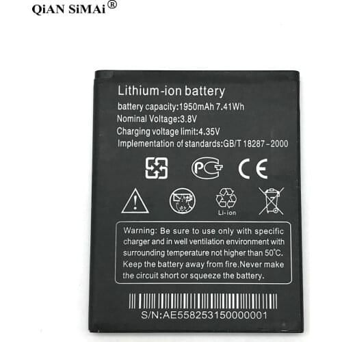 New High Quality 1950mAh battery For THL T5S DNS S4705 phone