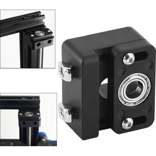 3D Printer Upgrade Aluminum Z-Axis Leadscrew Top Mount for CR-10/CR-10S, Ender 3/Ender 3Pro Metal Z-Rod Bearing Holder
