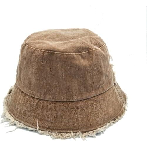 Japanese Do Old Bucket Hat Spring Summer Brand Snapback Cotton Hats For Women Online Celebrity Wide Brim Cap Folding