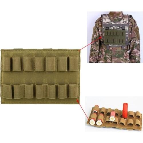 14 Grid Waist Belt Pouch 600D Nylon Ammo Shells Holder Organization Storage Hunting Hanging Bag For Molle System