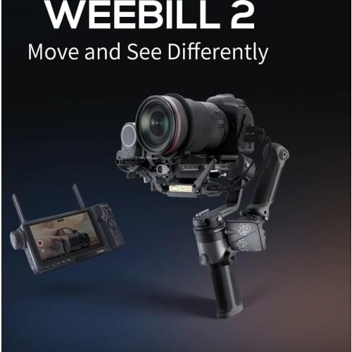 ZHIYUN Weebill 2 Gimbal Stabilizer Mirrorless/DSLR Camera 3-Axis Handheld Stabilizer with Screen for Canon/Sony/Nikon/Panasonic