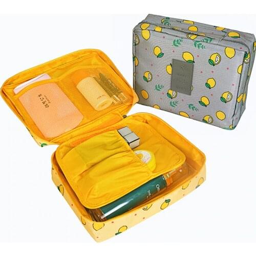 Womens Cosmetic Toiletry Bags Travel Makeup Bag Girls Cute Printing organizer make up Pouch Men multifunctional Wash Bag New