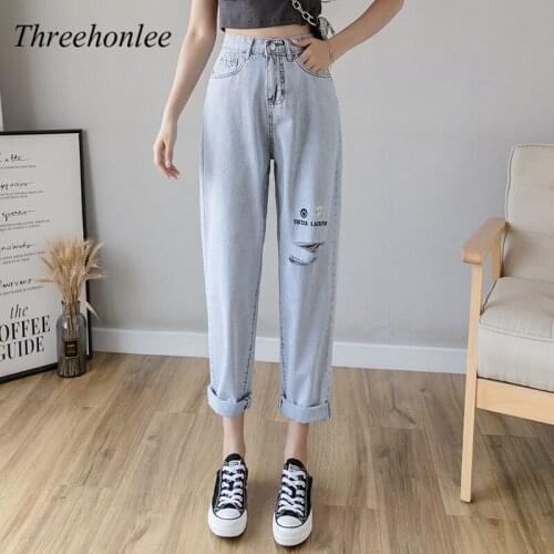 Threehonlee Womens Summer Jeans