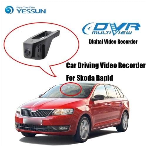 YESSUN For Skoda Rapid Car Front Dash Camera CAM / DVR Driving Video Recorder -For iPhone Android APP Control Function