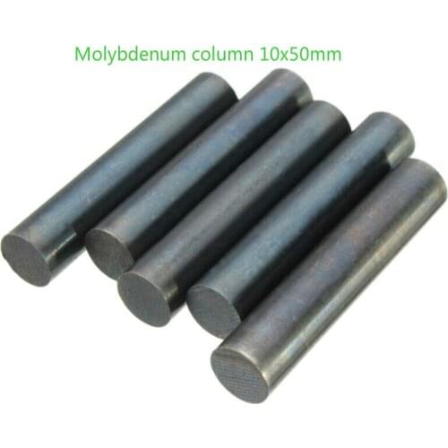 1pcs pure molybdenum metal rod tool with a diameter of 10mm and a length of 50mm, pure 99.95