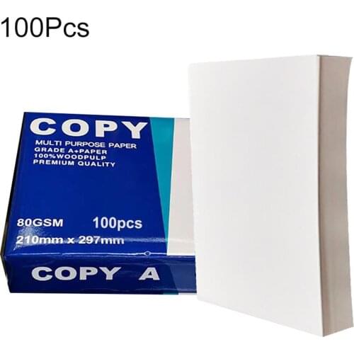 100Pcs A4 office Printing Paper Multifunction Crafts Arts Printer A4 Copy Paper Office School Supplies Офисные принадлежности