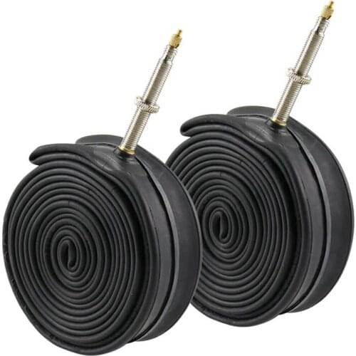 2 Pack 700X35-43C Road Bike Replacement Inner Tubes Presta Valve for Road Bikes