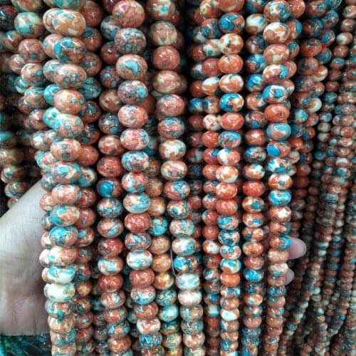 4 6 8 10 12MM Pick Size Natural Colorful Rain Stone Beads Round Loose Beads 15" Strand For Charm Jewelry DIY Making Accessories